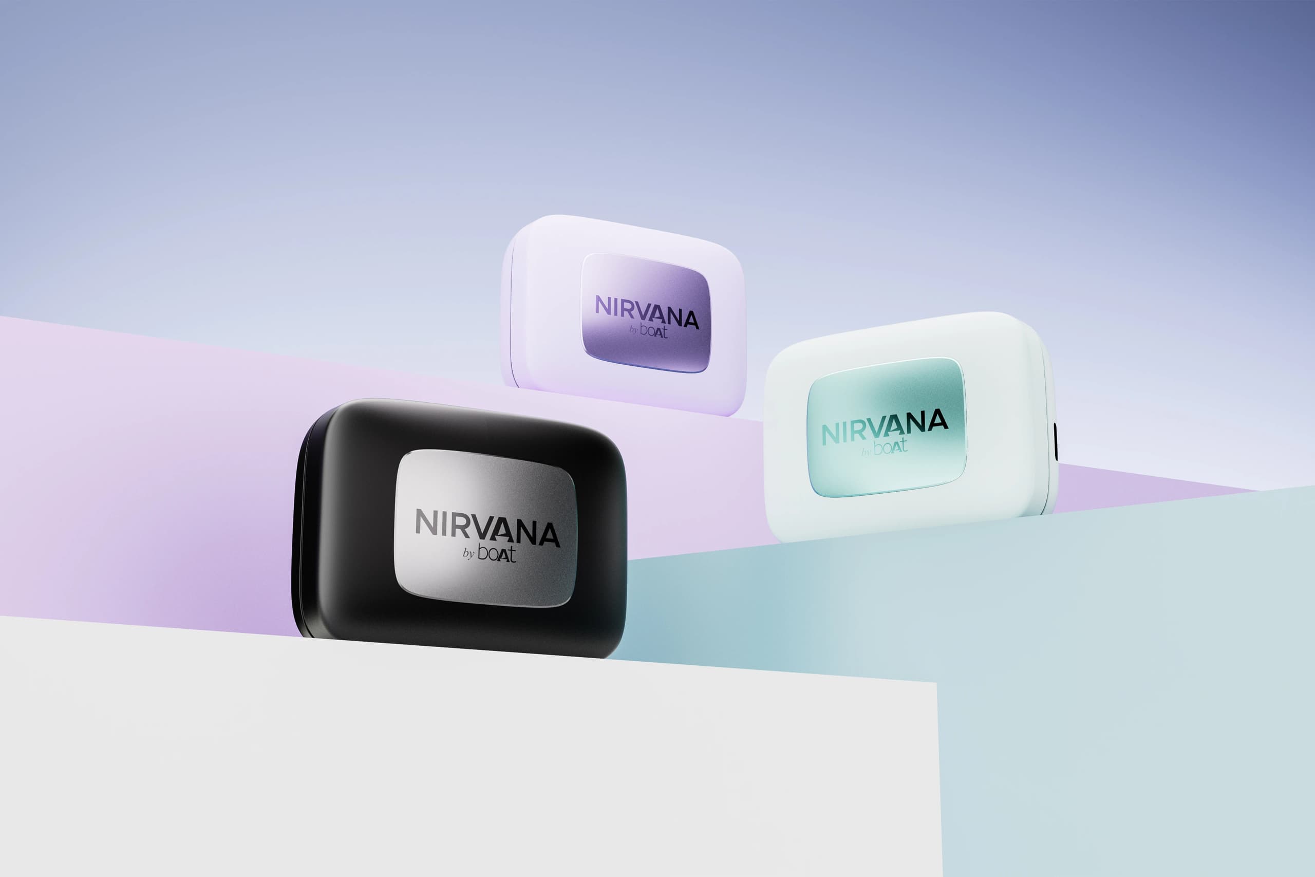 boAt Nirvana Ivy Pro earbuds and case — product CGI
